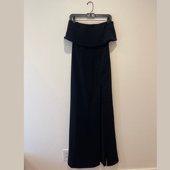 REVOLVE (Lovers + Friends) long strapless dress with high leg slit - Picture 3 of 6